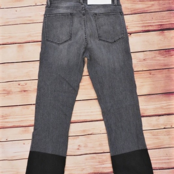 Frame Denim Le High Straight Cropped Jeans - Picture 3 of 6